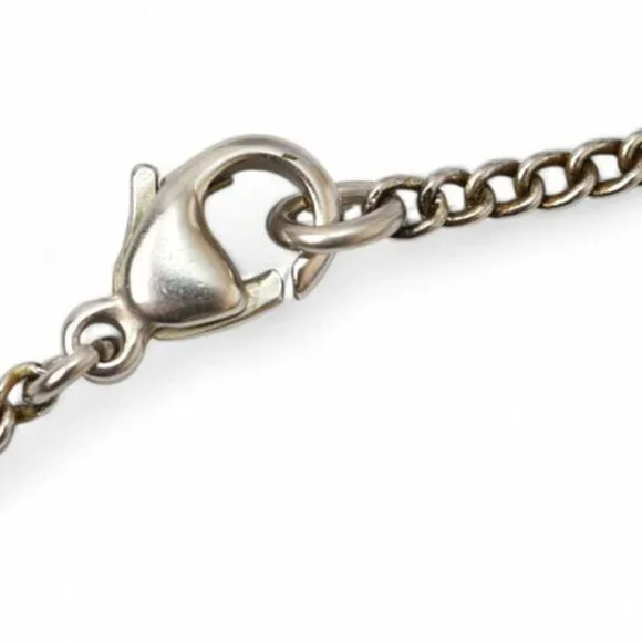 CHANEL Authentic Black Heart Necklace